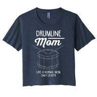 Drumline Mom Drumline Marching Band Women's Crop Top Tee