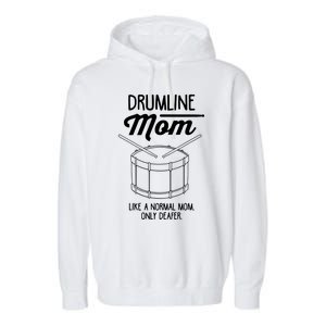 Drumline Mom Drumline Marching Band Garment-Dyed Fleece Hoodie