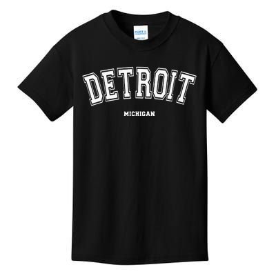 Detroit Michigan Kids T-Shirt