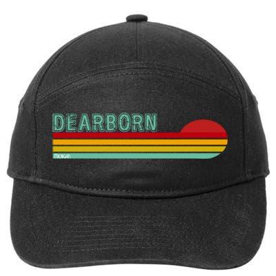 Dearborn Michigan 7-Panel Snapback Hat