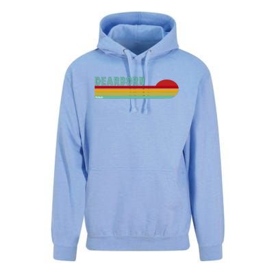 Dearborn Michigan Unisex Surf Hoodie