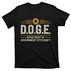 Doge Meme D.O.G.E. Department Of Government Efficiency T-Shirt