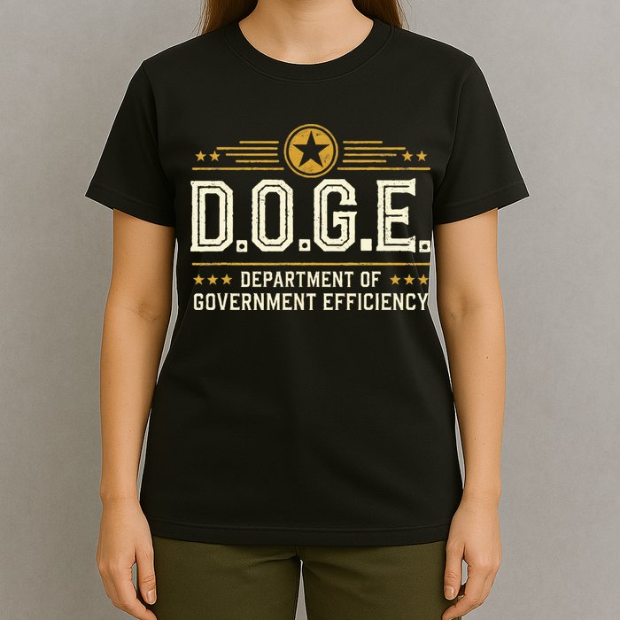Doge Meme D.O.G.E. Department Of Government Efficiency T-Shirt