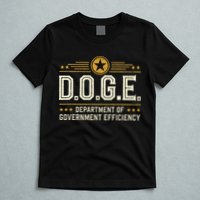 Doge Meme D.O.G.E. Department Of Government Efficiency T-Shirt