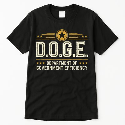 Doge Meme D.O.G.E. Department Of Government Efficiency Tall T-Shirt