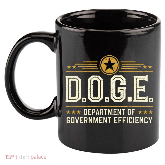 Doge Meme D.O.G.E. Department Of Government Efficiency 11oz C Handle Ceramic Mug