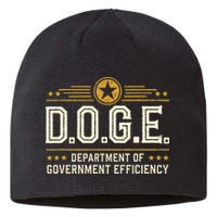 Doge Meme D.O.G.E. Department Of Government Efficiency Sustainable Beanie