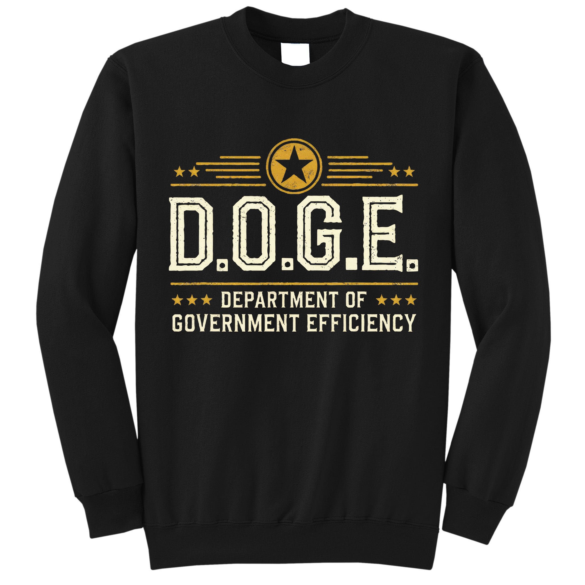 Doge Meme D.O.G.E. Department Of Government Efficiency Tall Sweatshirt
