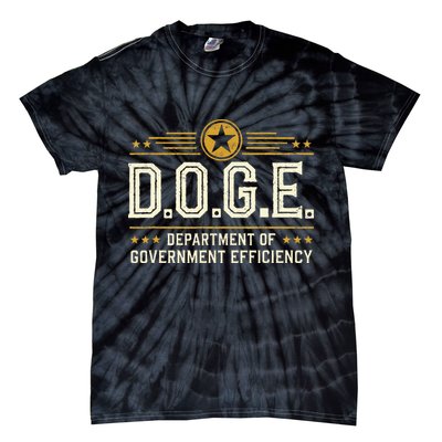 Doge Meme D.O.G.E. Department Of Government Efficiency Tie-Dye T-Shirt