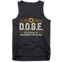 Doge Meme D.O.G.E. Department Of Government Efficiency Tank Top