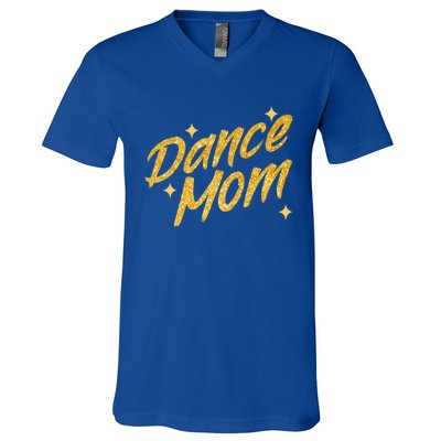 Dance Mom Dancing Mommy Mama MotherS Day Disco Gift V-Neck T-Shirt