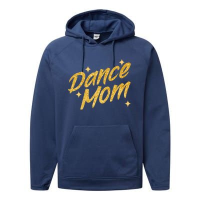 Dance Mom Dancing Mommy Mama MotherS Day Disco Gift Performance Fleece Hoodie