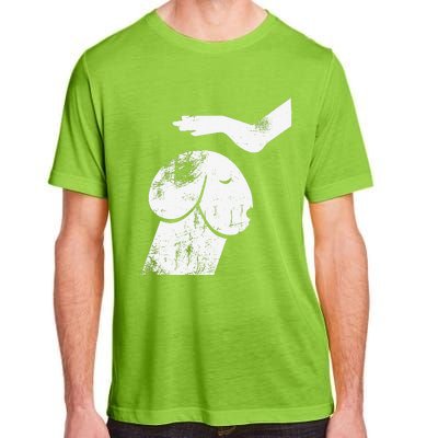 Dirty Mind Dog A Funny Dog Humor Retro Vintage Adult ChromaSoft Performance T-Shirt