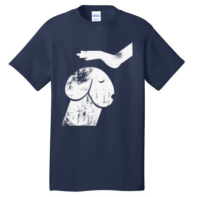 Dirty Mind Dog A Funny Dog Humor Retro Vintage Tall T-Shirt