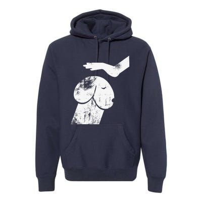 Dirty Mind Dog A Funny Dog Humor Retro Vintage Premium Hoodie