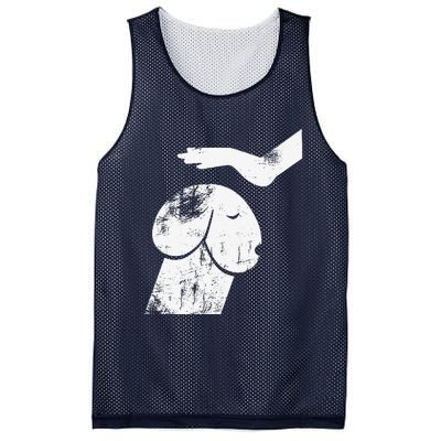 Dirty Mind Dog A Funny Dog Humor Retro Vintage Mesh Reversible Basketball Jersey Tank