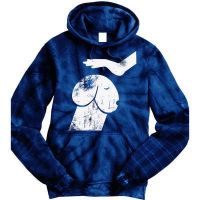 Dirty Mind Dog A Funny Dog Humor Retro Vintage Tie Dye Hoodie