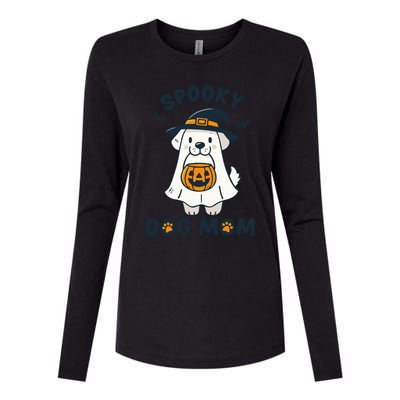 Dog Mom Womens Cotton Relaxed Long Sleeve T-Shirt