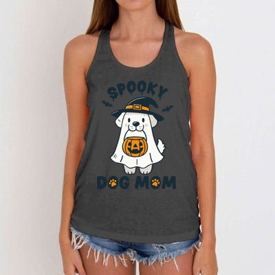 Dog Mom Women's Knotted Racerback Tank