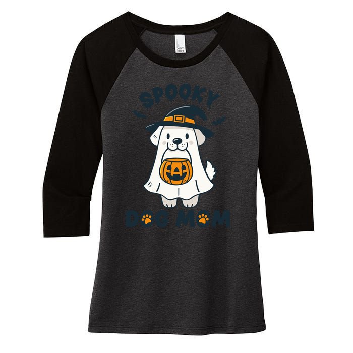 Dog Mom Women's Tri-Blend 3/4-Sleeve Raglan Shirt