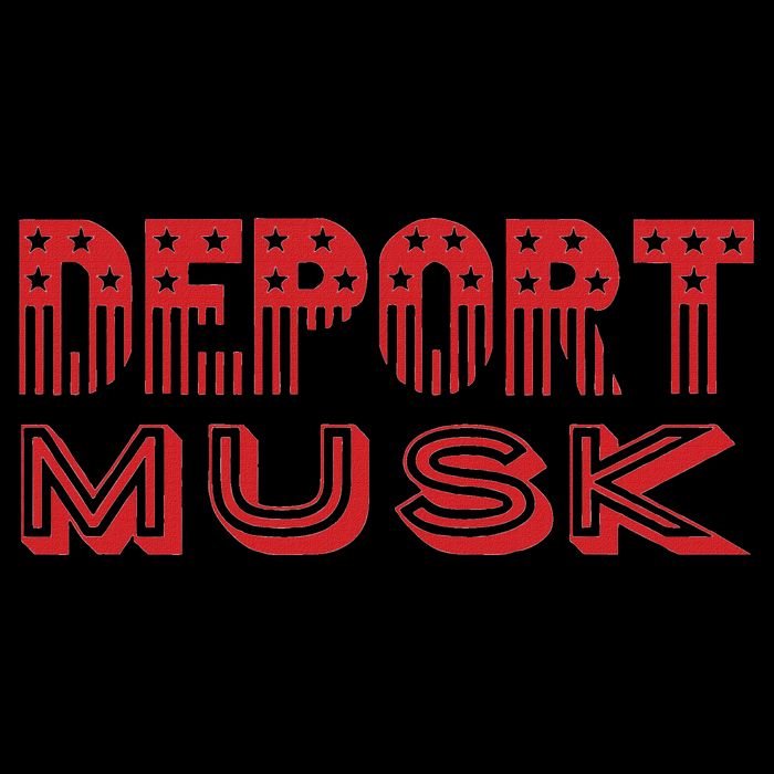 Deport Musk Flat Bill Trucker Hat