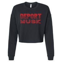 Deport Musk Cropped Pullover Crew