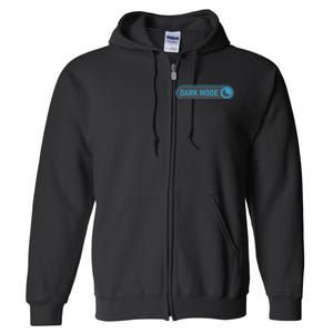 Dark Mode Full Zip Hoodie