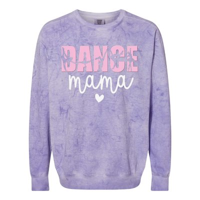 Dance Mama Dance Mother Of A Dancer Dancing Mom Colorblast Crewneck Sweatshirt