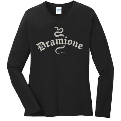 Dramione Malfoy Draco Snake Green House Ladies Long Sleeve Shirt