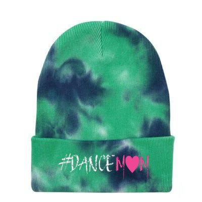 Dance Mom DANCEMOM Tee For Proud Fan Moms Of Dancers Tie Dye 12in Knit Beanie