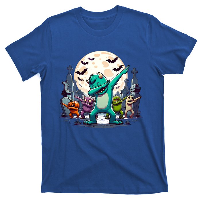 Dabbing Monsters Dance Halloween Gift T-Shirt