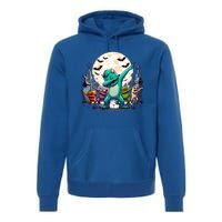 Dabbing Monsters Dance Halloween Gift Premium Hoodie