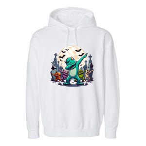 Dabbing Monsters Dance Halloween Gift Garment-Dyed Fleece Hoodie