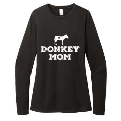 Donkey Mom Donkey Gifts For Donkey Lovers Donkey Outfit Womens CVC Long Sleeve Shirt