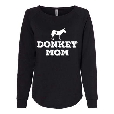 Donkey Mom Donkey Gifts For Donkey Lovers Donkey Outfit Womens California Wash Sweatshirt