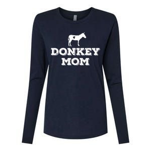 Donkey Mom Donkey Gifts For Donkey Lovers Donkey Outfit Womens Cotton Relaxed Long Sleeve T-Shirt