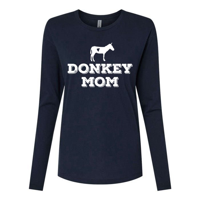 Donkey Mom Donkey Gifts For Donkey Lovers Donkey Outfit Womens Cotton Relaxed Long Sleeve T-Shirt