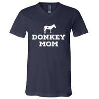 Donkey Mom Donkey Gifts For Donkey Lovers Donkey Outfit V-Neck T-Shirt