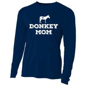 Donkey Mom Donkey Gifts For Donkey Lovers Donkey Outfit Cooling Performance Long Sleeve Crew