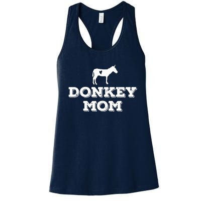 Donkey Mom Donkey Gifts For Donkey Lovers Donkey Outfit Women's Racerback Tank