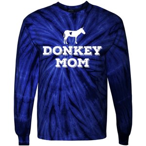 Donkey Mom Donkey Gifts For Donkey Lovers Donkey Outfit Tie-Dye Long Sleeve Shirt