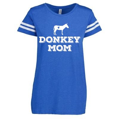 Donkey Mom Donkey Gifts For Donkey Lovers Donkey Outfit Enza Ladies Jersey Football T-Shirt