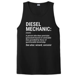 Diesel Mechanic Definition Funny Mechanic Tee Gift PosiCharge Competitor Tank