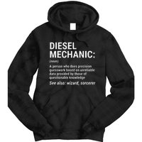 Diesel Mechanic Definition Funny Mechanic Tee Gift Tie Dye Hoodie