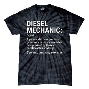 Diesel Mechanic Definition Funny Mechanic Tee Gift Tie-Dye T-Shirt