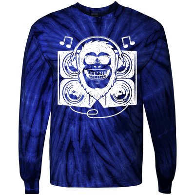 Dj Monkey Tie-Dye Long Sleeve Shirt