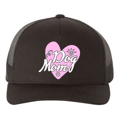 Dog Mom Yupoong Adult 5-Panel Trucker Hat