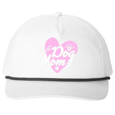 Dog Mom Snapback Five-Panel Rope Hat