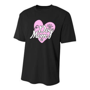 Dog Mom Youth Performance Sprint T-Shirt