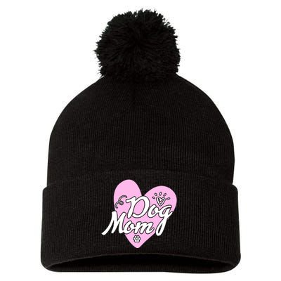 Dog Mom Pom Pom 12in Knit Beanie